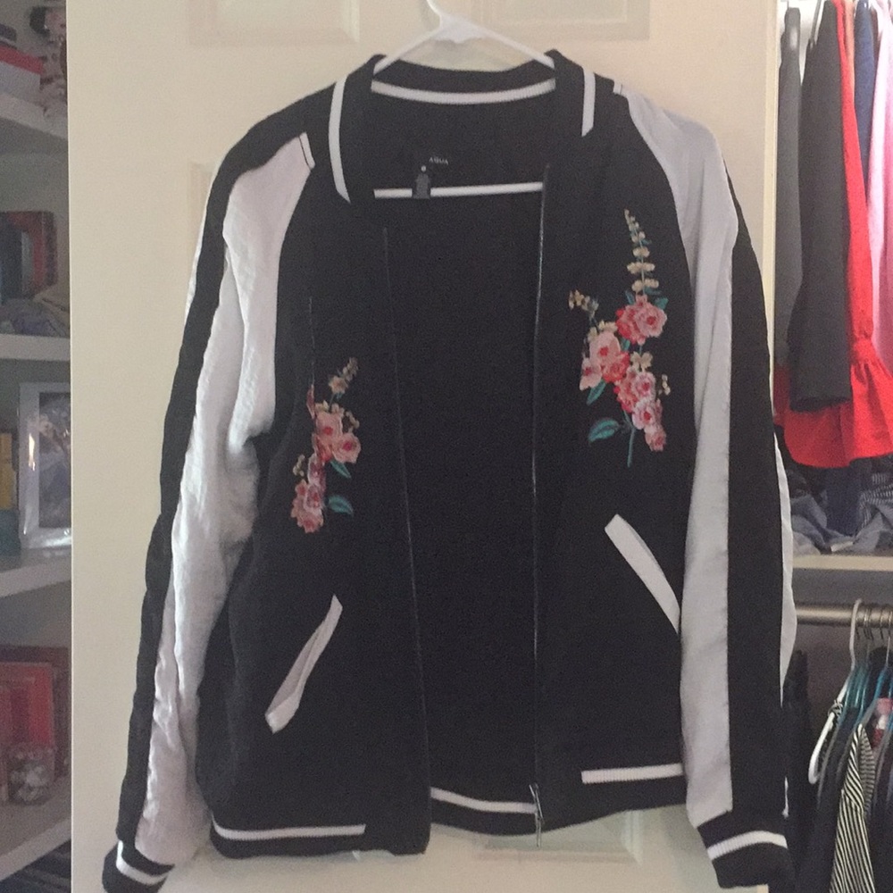 Embroidered Bomber Jacket